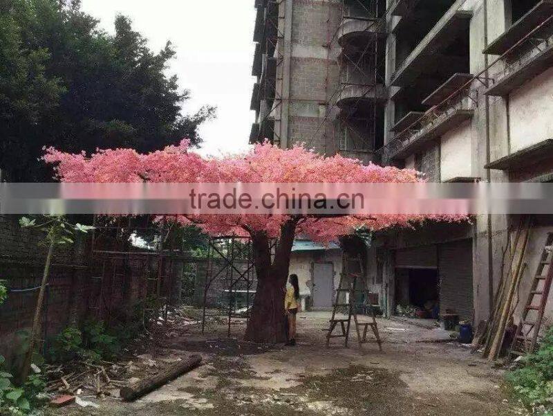 Pink fake light up cherry blossom tree for wedding decor