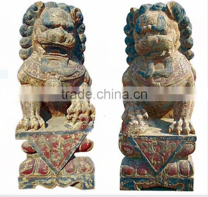 antique imitation wooden fish sculpture home hotel decoration sculpture