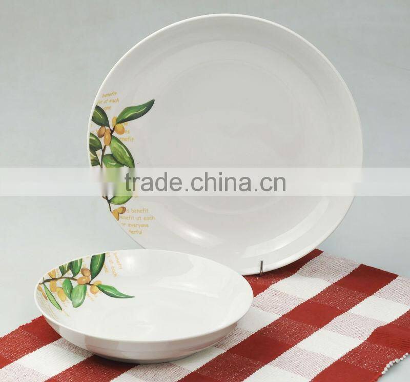 5pcs porcelain pasta bowl set with decal,7pcs pasta bowl set