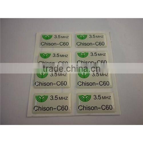 Custom Die Cut Epoxy Sticker