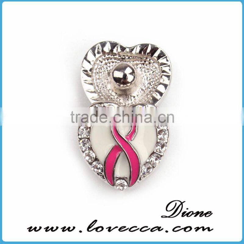 Sanp jewelry wholesale heart button maker