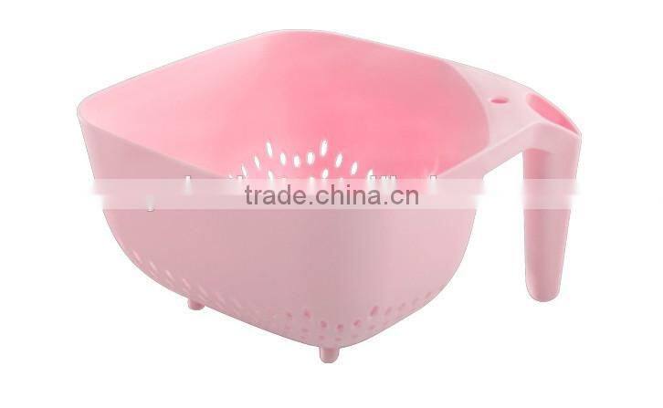 new design plastic kitchen stainer with handle