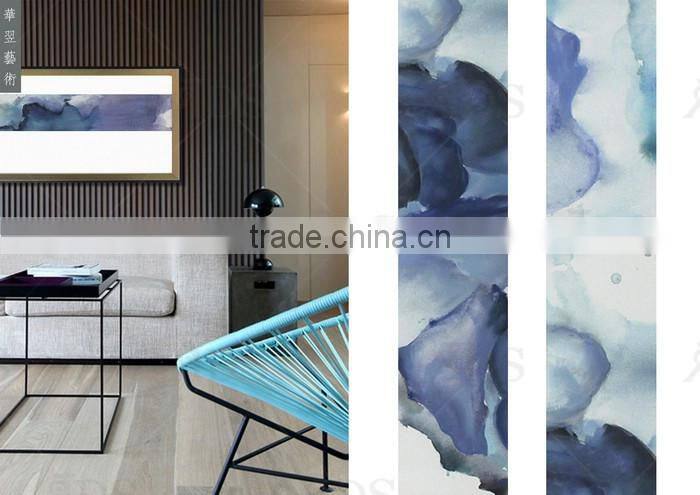 New Design Glass Group Painting Natural Scenery for Home Decoration