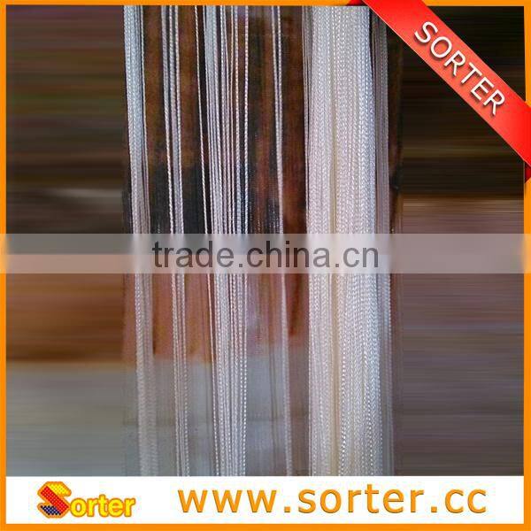 high quality decorative polyster fringe curtain string curtain room divider