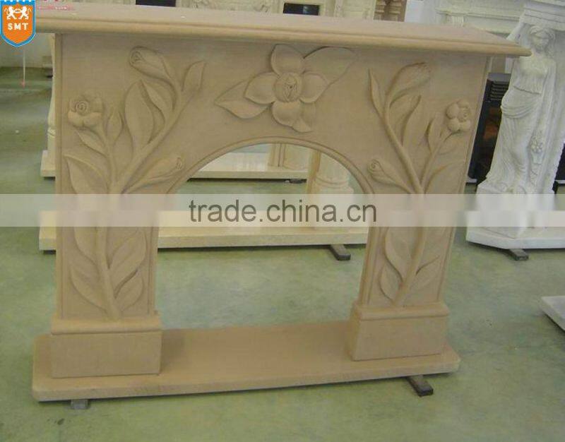 White Marble Fireplace
