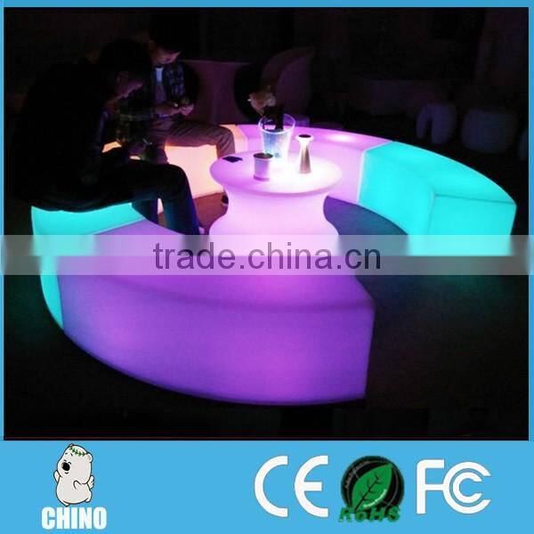 Combinated LED Stool Bench Cube LED Bench Chair