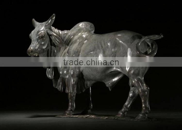 Animal garden statue bronze brahman bull sculpture for sale