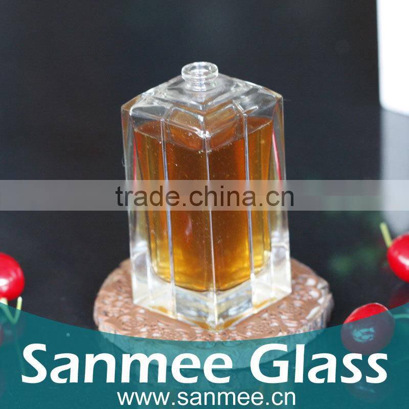 Supplies Mini Glass Bottles 98ml Transparent Glass Bottle For Perfume