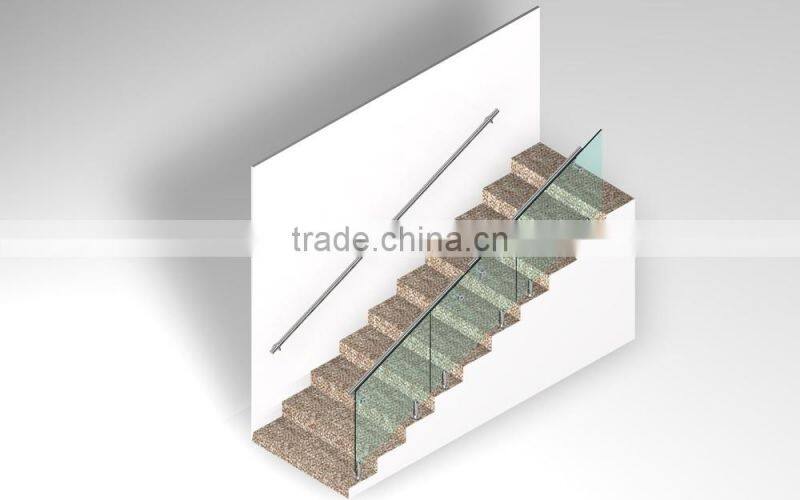 JINXIN stainless steel railing_mini post balcony design spigot for glass pooling fence