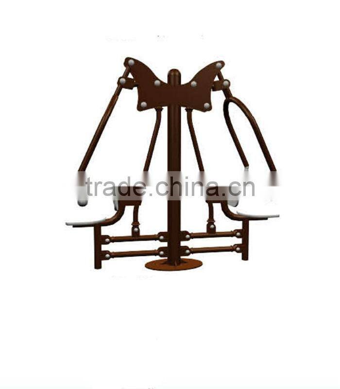 Excellent Quality Outdoor Double Sit Push Trainer Fitness Equipment Gym (HA-12603)
