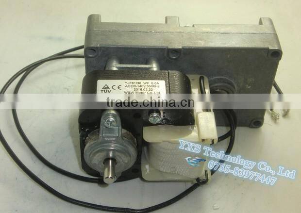 YJF6130-2.4 AC220 0.6A 1.5RPM 2.4RPM 3.8RPM 4.8RPM 7.2RPMYJF61/30 Shaded pole geared motor Real Fire Particle Fireplace AC motor