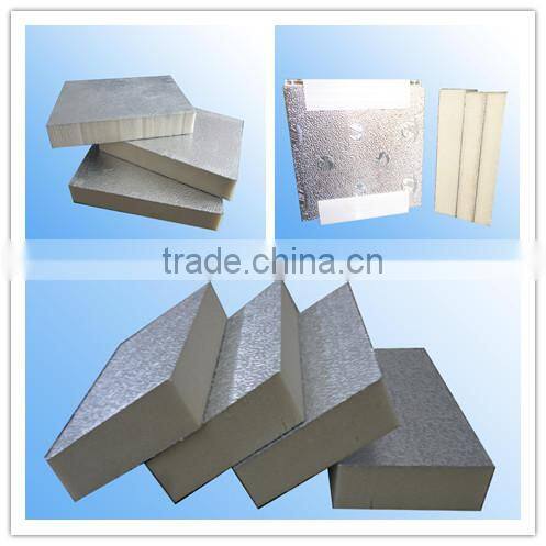 hvac pre-insulated PU foam air duct panel/ PU foam duct board