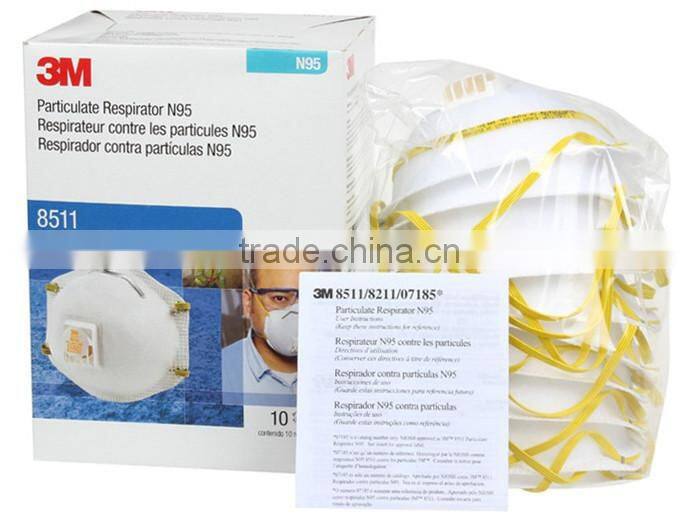 Wholesale Original 3M 8511 Dust Face Mask Mist Respirator Particulate Mask