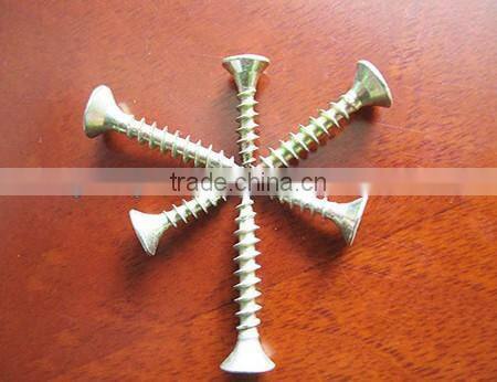 Yellow Drywall Screws, Zinc Chipboard Screws In Guangzhou