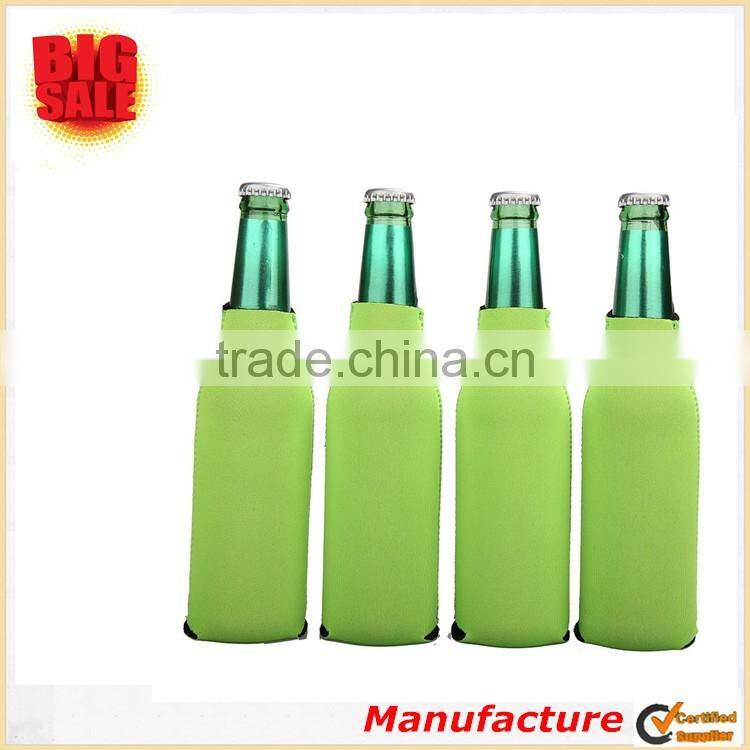 2017 Light Blue Lime Green Colorful Beer Bottle Cooler Holder Superior Quality Cheap Neoprene Beer Bottle Cooler Bag(4 Pack)