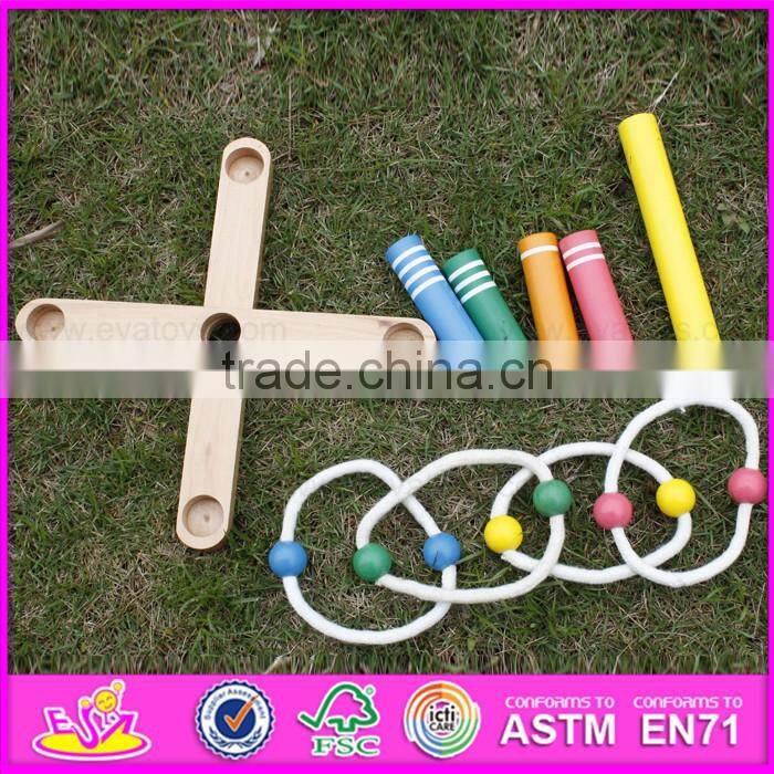 2016 hot sale baby wooden ring toss,top fashion kids wooden ring toss,high quality children wooden ring toss W01A162
