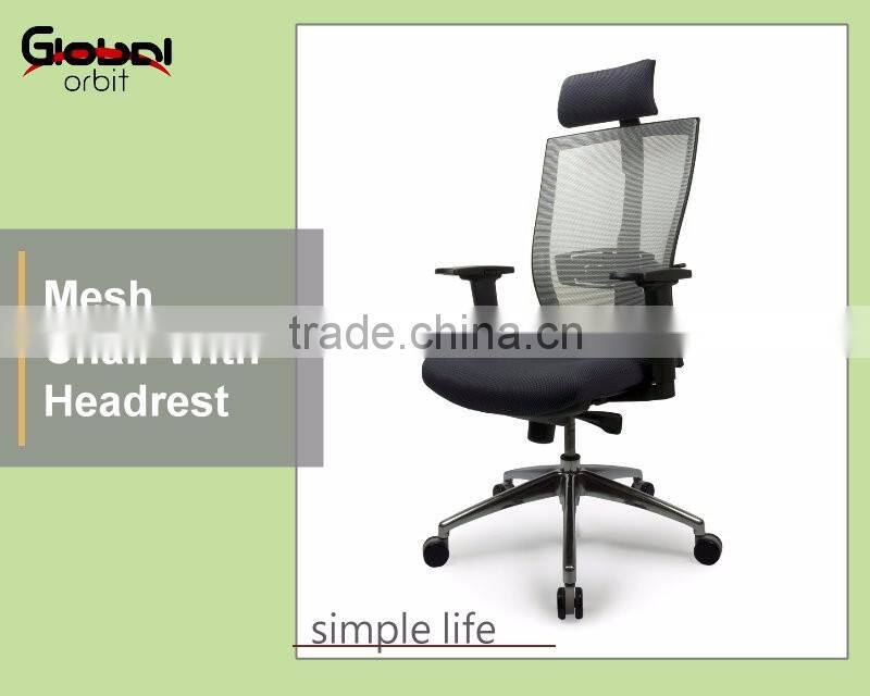 Unique design reception room chair with armrest, swivel reclining chair