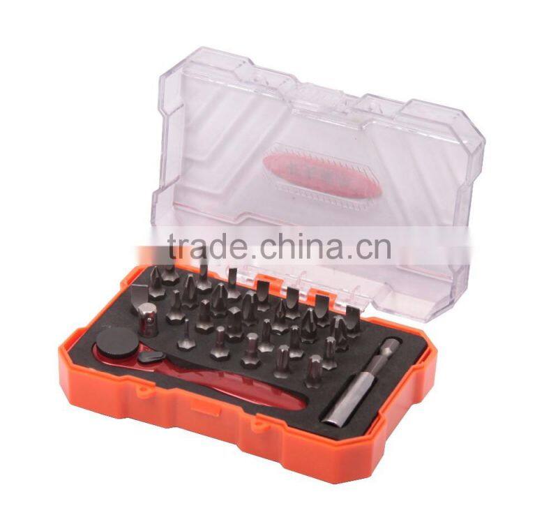 2016 new high quality mini wonderful 30pcs tool set plastic case SS16016EW