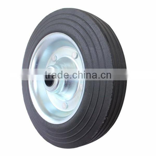 qingdao wantai 3.50-8 wheelbarrow tyre and tube rubber wheel tire with wheelbarrow wheel manufacturer