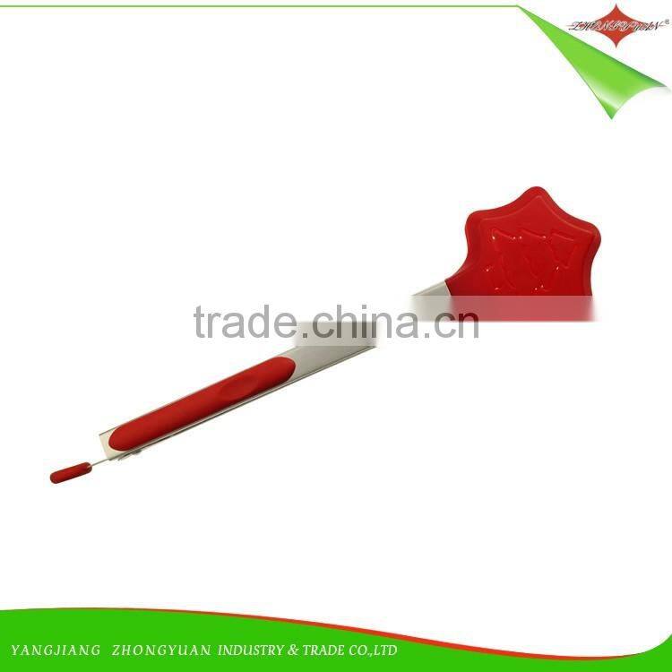 ZY-H3005 14"non stick BBQ cooking and function of serving tongs with slotted heads