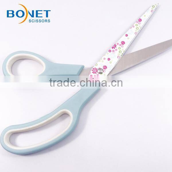 S38006B 9-3/4" Household shears Heat transfer blade Color Coated scissor