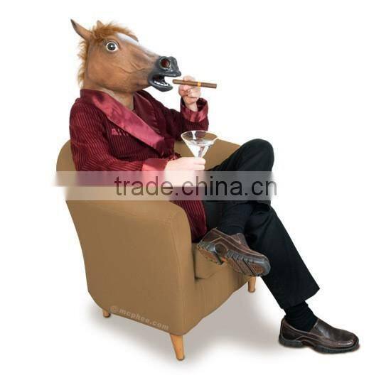 Vinyl Cosplay Animal Horse Head Masquerade Mask