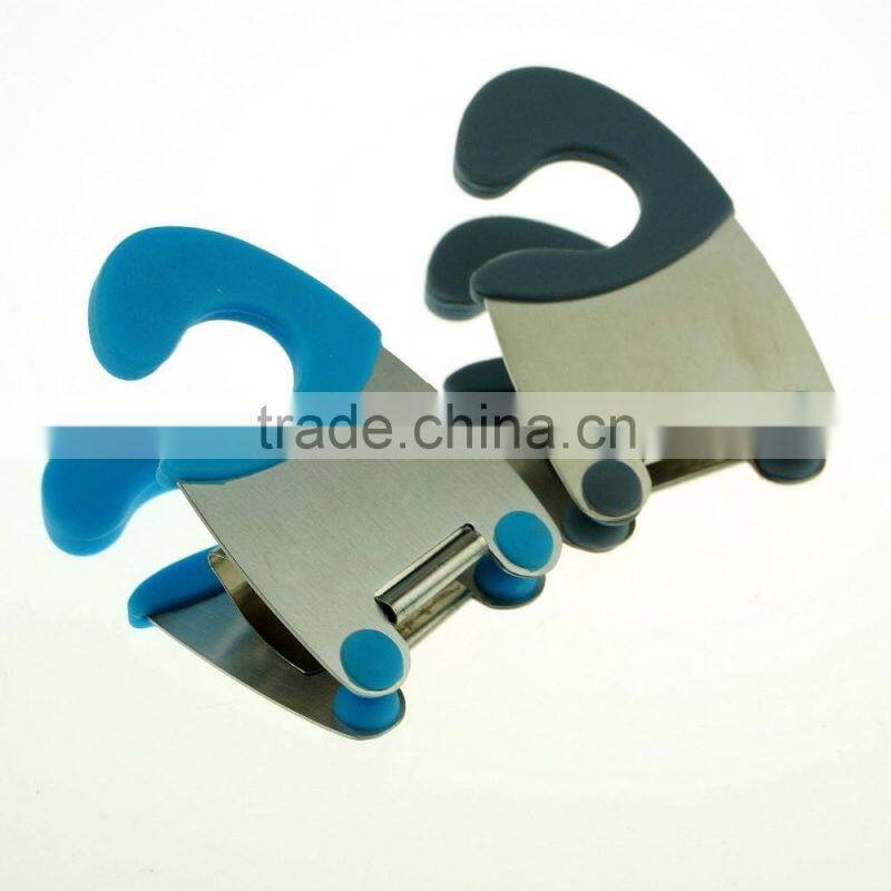 42129 silicone stainless steel pot clips
