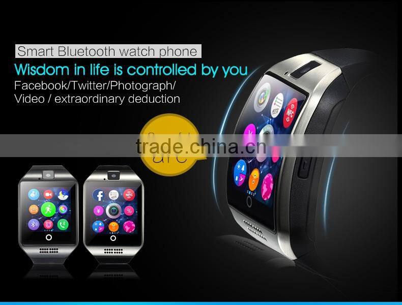 2017 new smart device Q18 smart watch Bluetooth waterproof SIM card watch for Android for iPhone