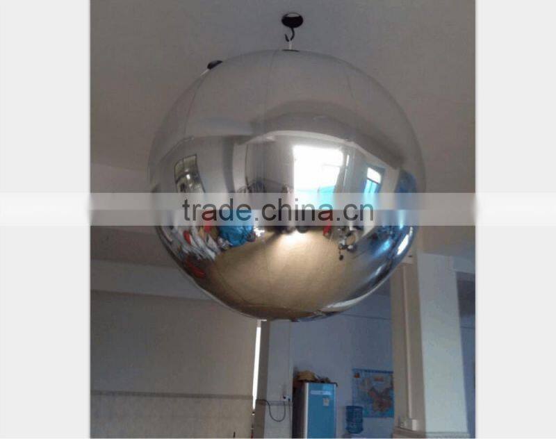Hanging inflatable mirror ball led mirror ball disco for events decoration