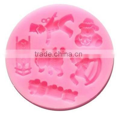 Handmade casting doll silicon molds for polymer clay