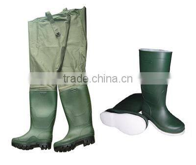 with felt sole plastic PVC coating Nylon hip wader