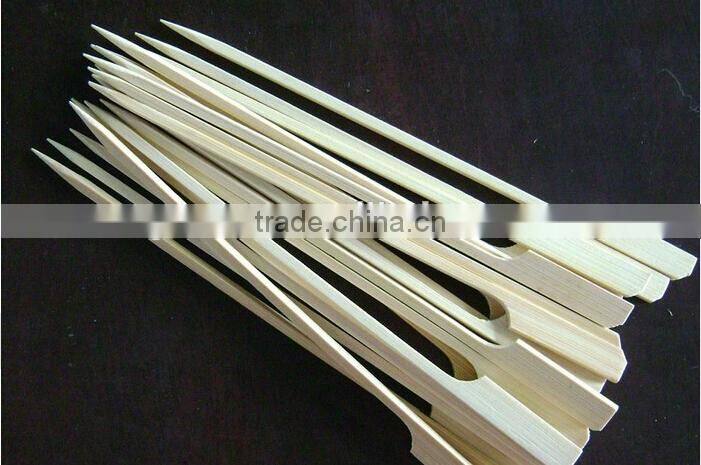 Guangxi eco friedly BBQ flat paddle bamboo skewer