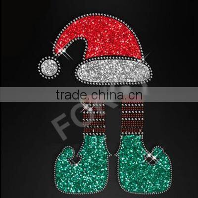 happy rhinestone hot fix motif iron on for kids garment