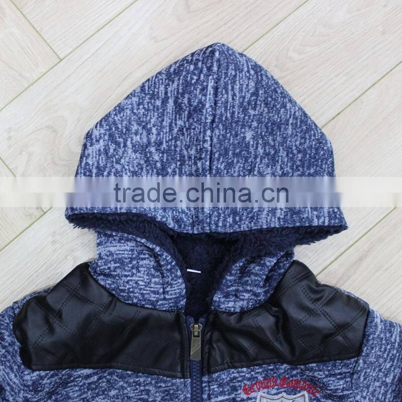 Kids jersey football melange yarn insert PU sportswear