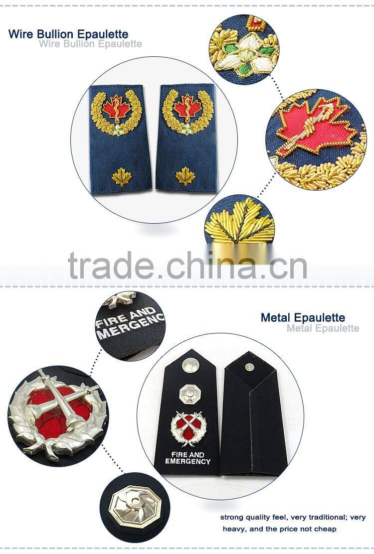 Professional Pilot Uniform embroidery Epaulets