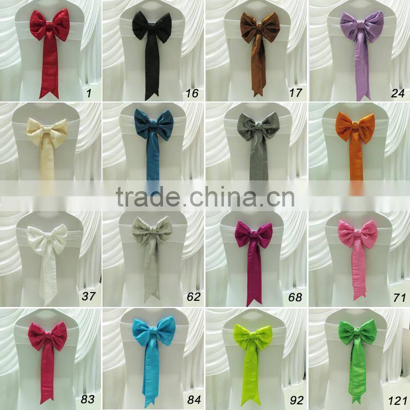New Design Spandex Chair Band with Bow/Bowknot for Wedding Banquet