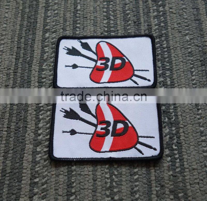 high quality fashion woven patches for clothes