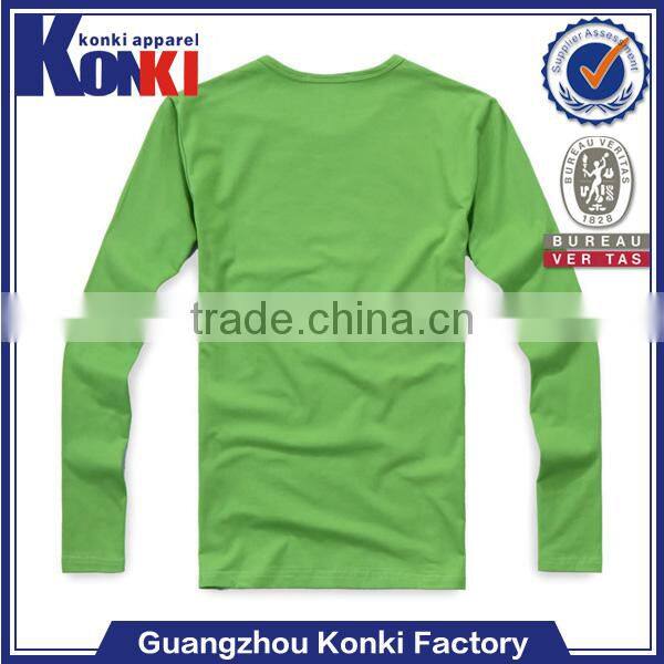 kangkai Special design printed green long sleeve shirt