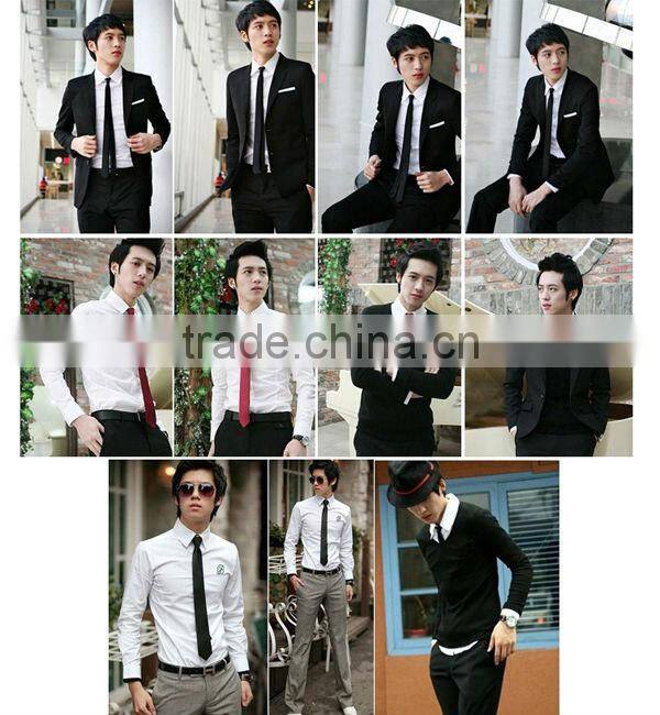 HD-T18 2014 Men's new fashion polyester striped tie,custom checked neck tie