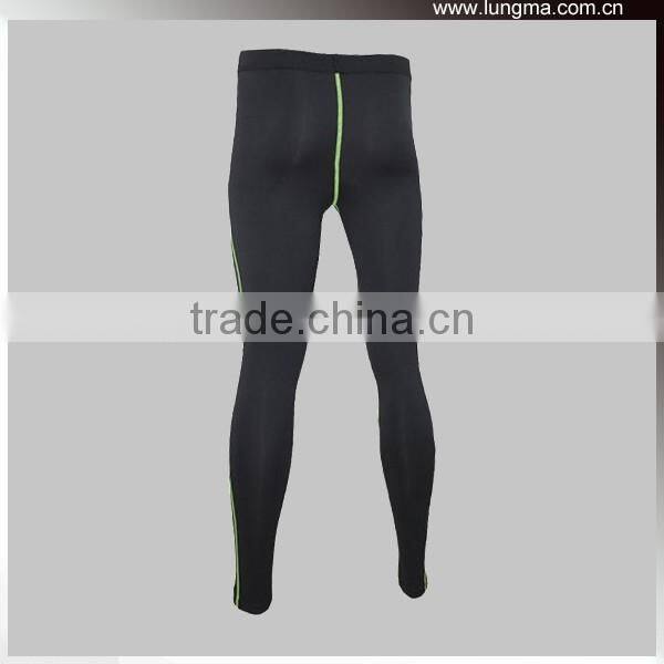 Flatlock Wicking Thermal Compression Running Tights
