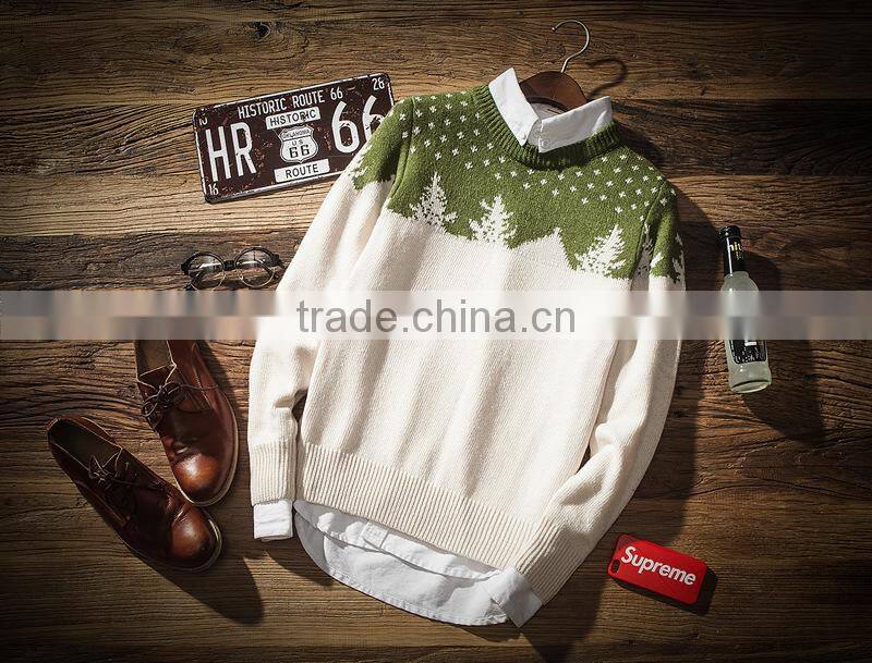 GZY High grade men garment wholesale stylish sublimation sweater