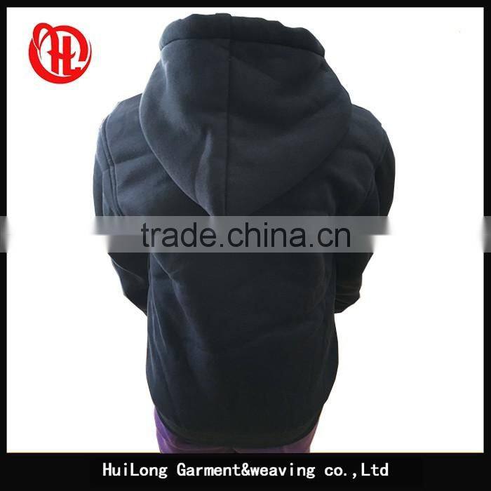 Children apparel winter boys plain hoodies