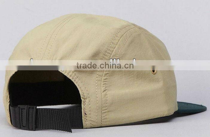 Custom two tone 5 panel hat sewing pattern