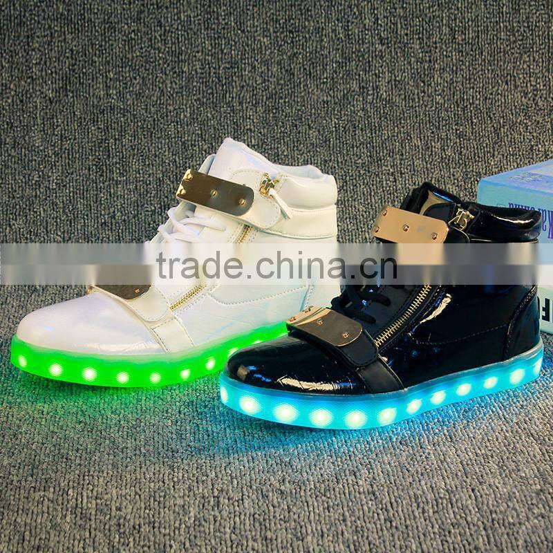 HFR-TS-14-2 factory price high top led ladies shoes