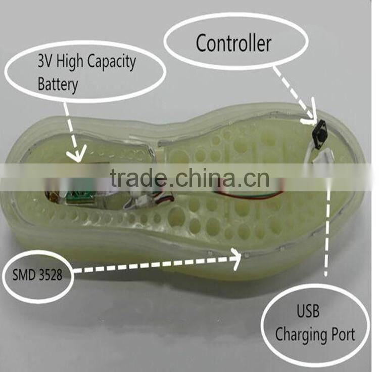 HFR-JS14 2015 wholesale cheap rubber platform customized bright light shoes