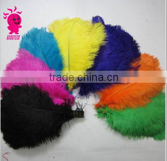 Wholesale fashion multicolor decotation ostrich feather for party and wedding