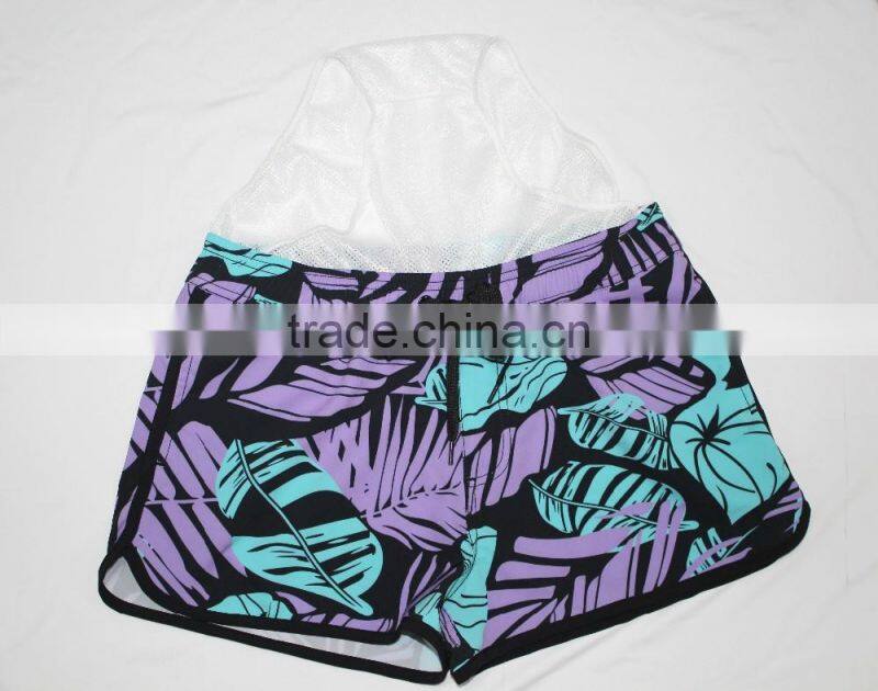 2016 Newest Style Swimsuit Ladies Gym Mini Running Shorts Sports wear