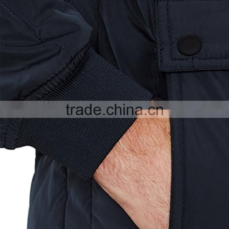 Wholesale Custom Winter Multi-Pocket Winter Life Men Quilting Padded Jacket