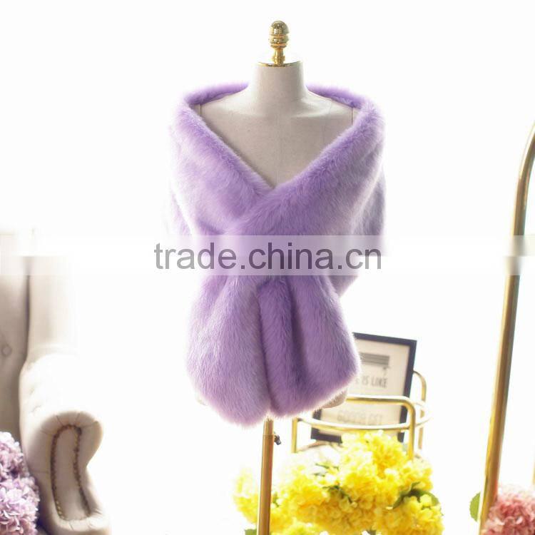 Autumn and winter women's Ultra long fox faux fur collar muffler scarf fur scarf raccoon fur cap super big cape shawl