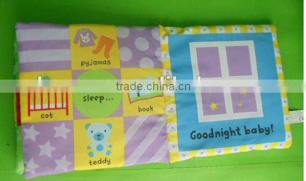 educational soft cloth book, English Baby Books